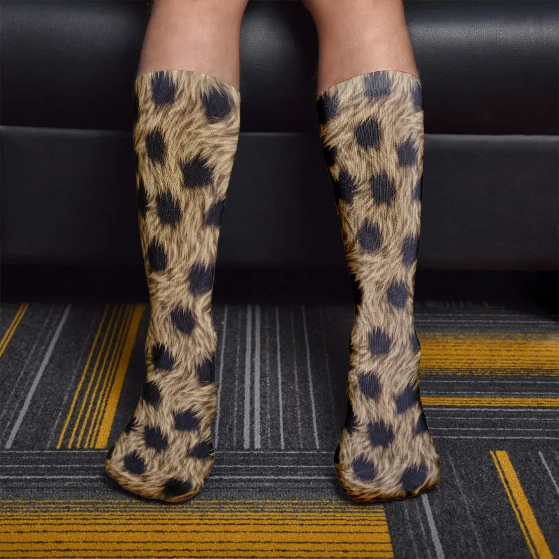Novelty Happy Funny Men Socks 3D Animal Printed Socks Women Personality Punk skateboard Sock Christmas Gift Calcetines felices