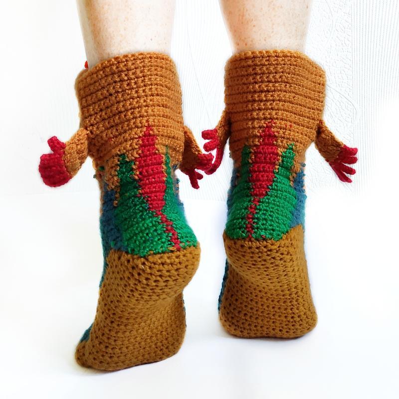 Funny Animal Socks for Adult Christmas Novelty Crocodile Floor Socks Creative 3D Chameleon Shark Socks Thick Knit 2022 Winter