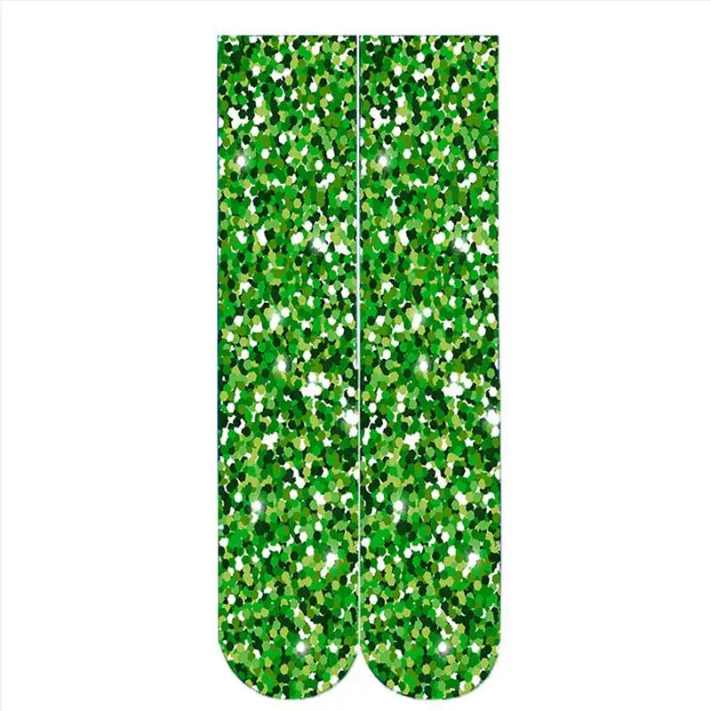 Leopard Snake Sexy Novelty Socks Women Funny Casual Cotton High Knee Socks Female Harajuku Happy Cartoon 3D Printed Men's Socks