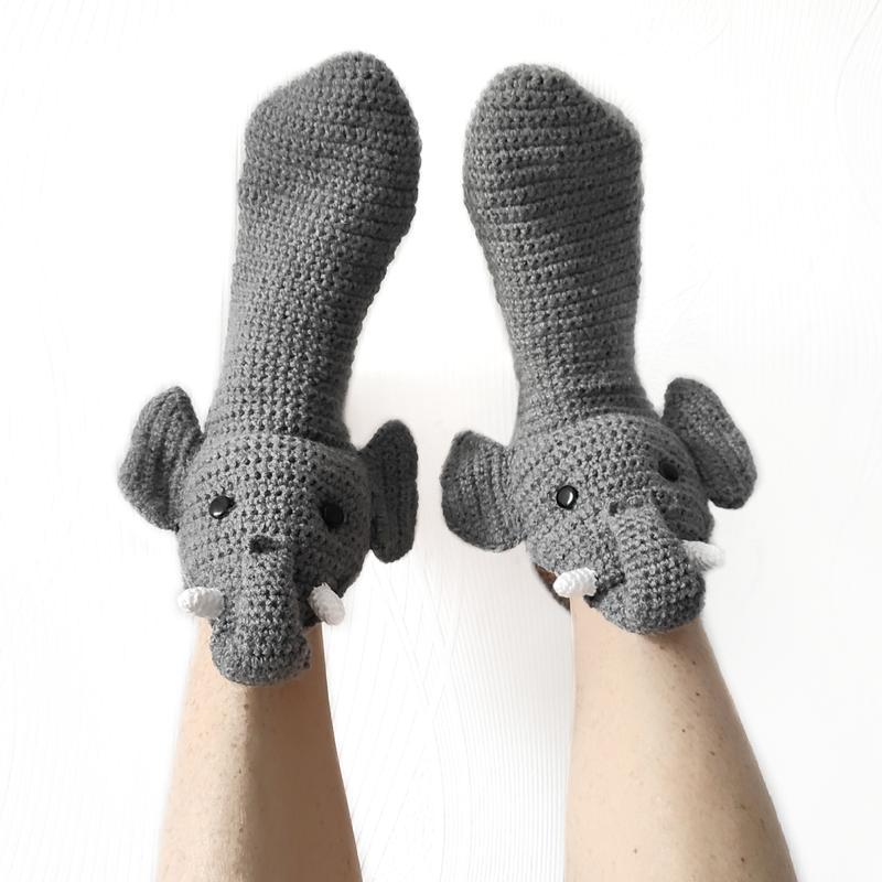 Funny Animal Socks for Adult Christmas Novelty Crocodile Floor Socks Creative 3D Chameleon Shark Socks Thick Knit 2022 Winter