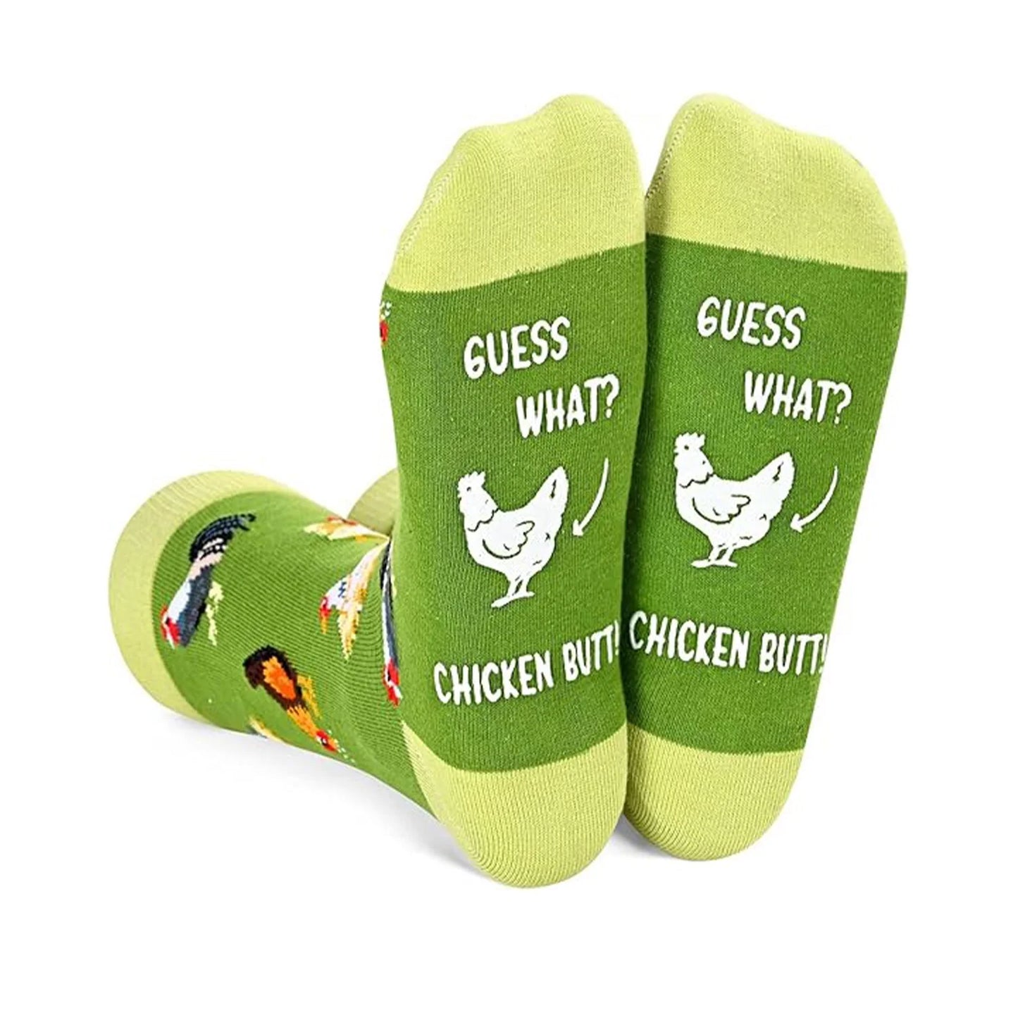 1 pair Funny Animal Socks for Men - Novelty Socks Crazy Socks Chicken Socks Gifts