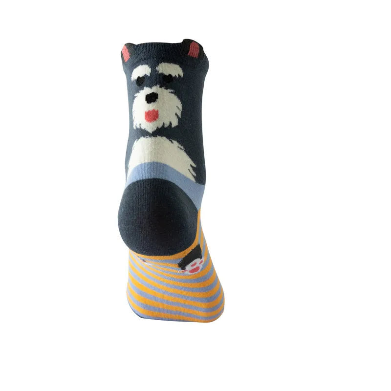 Cute Socks Womens Novelty Animal Socks for Girl Cartoon Cotton Casual Crew Funny Style Socks 1Pairs 5 Pairs