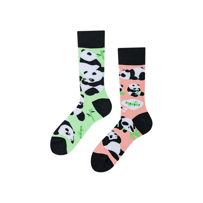 Men's Novelty Socks Men's Fun Dress Socks AB Styles Fashion Personality Cartoon Colorful Funky Fancy Crazy Funny Casual Socks