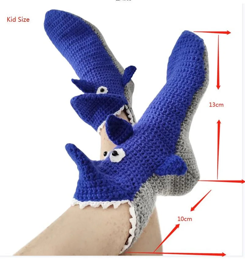 Funny Animal Socks for Adult Christmas Novelty Crocodile Floor Socks Creative 3D Chameleon Shark Socks Thick Knit 2022 Winter