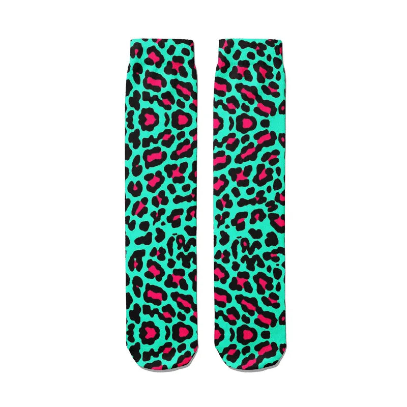 Novelty Happy Funny Men Socks 3D Animal Printed Socks Women Personality Punk skateboard Sock Christmas Gift Calcetines felices