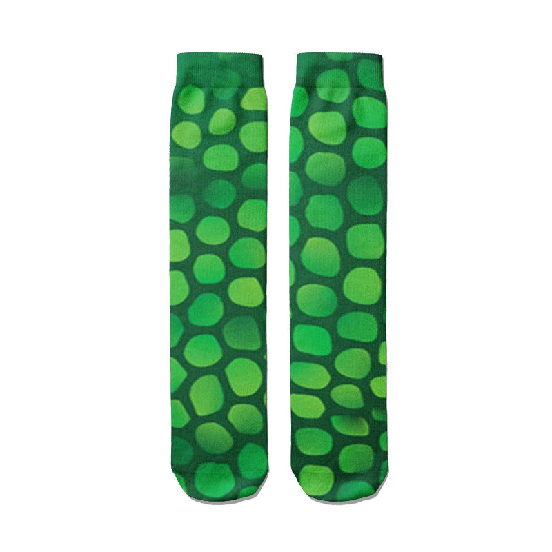 Novelty Happy Funny Men Socks 3D Animal Printed Socks Women Personality Punk skateboard Sock Christmas Gift Calcetines felices