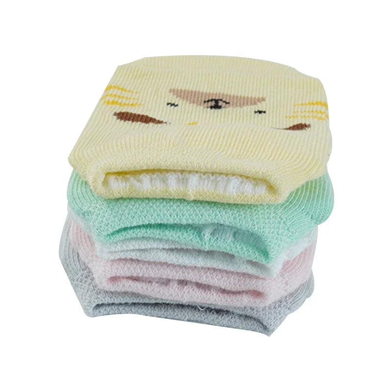 Newborn Baby Socks Non-Slip Cotton Girls Toddler Socks Cute Boys Clothes Accessories for 0-5 Years Children's Foot Socks