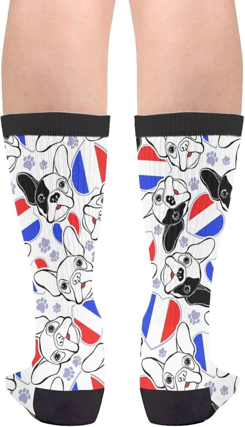 Novelty Fun Crew Socks Fashion Comfortable Men and Women Crazy Dress Socks One Size
