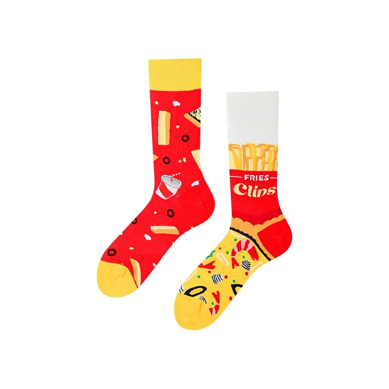 Men's Novelty Socks Men's Fun Dress Socks AB Styles Fashion  Personality Cartoon Colorful Funky Fancy Crazy Funny Casual Socks