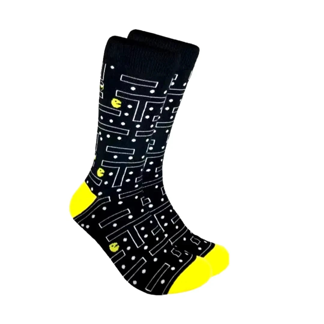 1 Pair Men's Funky Novelty Socks Unisex Old School Game Sock Trendy Fashionable Suit In All Seasons For Daily Street