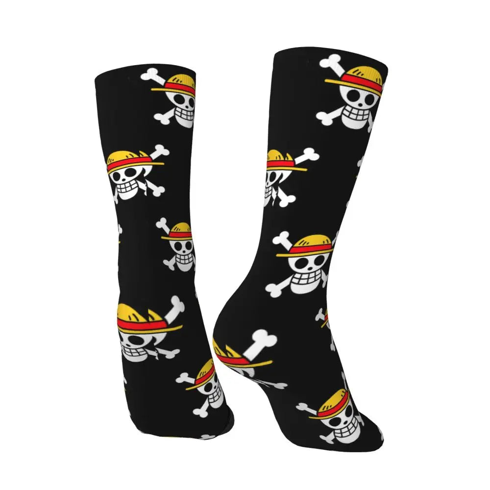 Ones P-Piece Logo P Socks Novelty Stockings Women Men Warm Soft Running Socks Autumn Graphic Anti Skid Socks