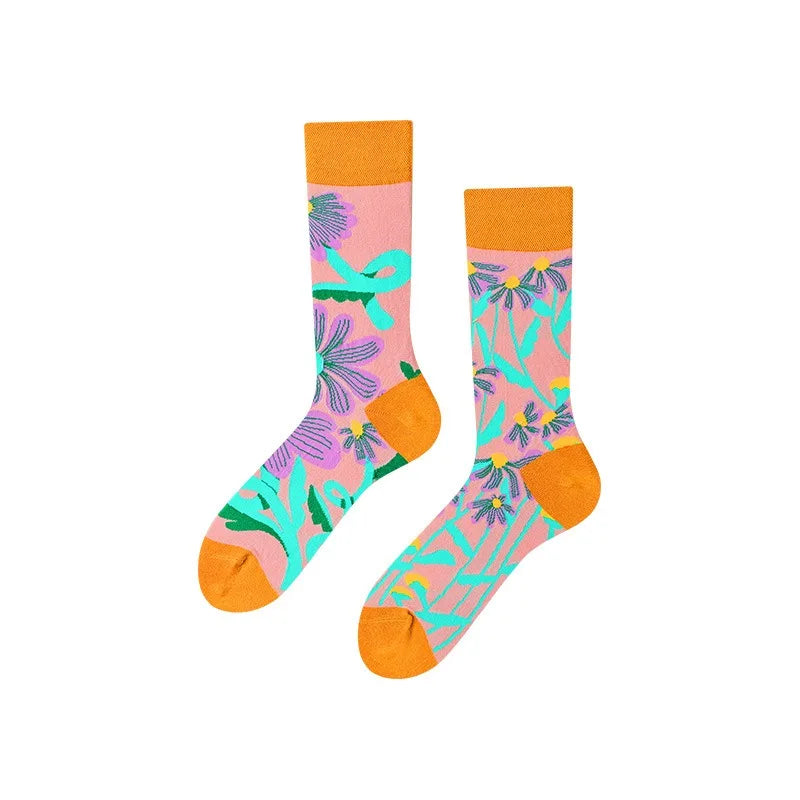 Men's Novelty Socks Men's Fun Dress Socks AB Styles Fashion  Personality Cartoon Colorful Funky Fancy Crazy Funny Casual Socks