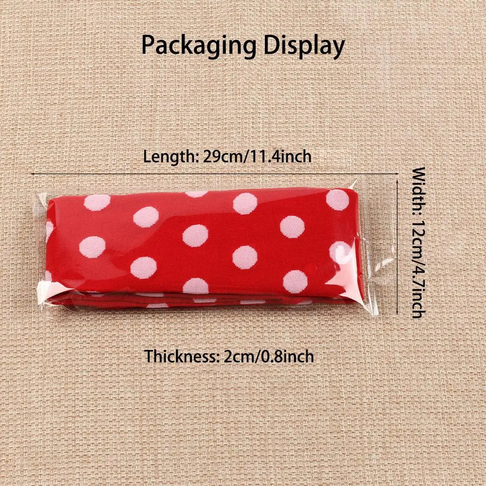 Novelty Polka Dot Thigh High Stockings Ladybug 80s 90s Red Black Dot Socks Knee High Socks for Women