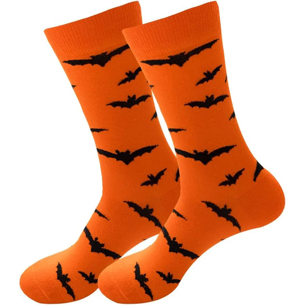6 Pairs Unisex New Fashion Colorful Happy Casual Socks Dress Harajuku Cute Spaceman Grid Women Funny Socks