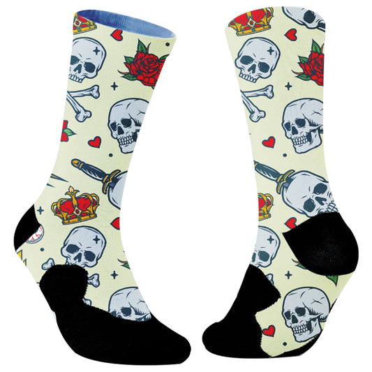 New Fun Patterned Socks Funny Novelty Crazy Design Cotton Socks Gift for Christmas
