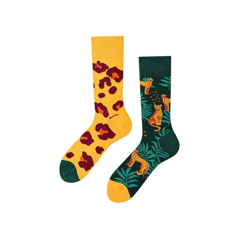 Men's Novelty Socks Men's Fun Dress Socks AB Styles Fashion  Personality Cartoon Colorful Funky Fancy Crazy Funny Casual Socks
