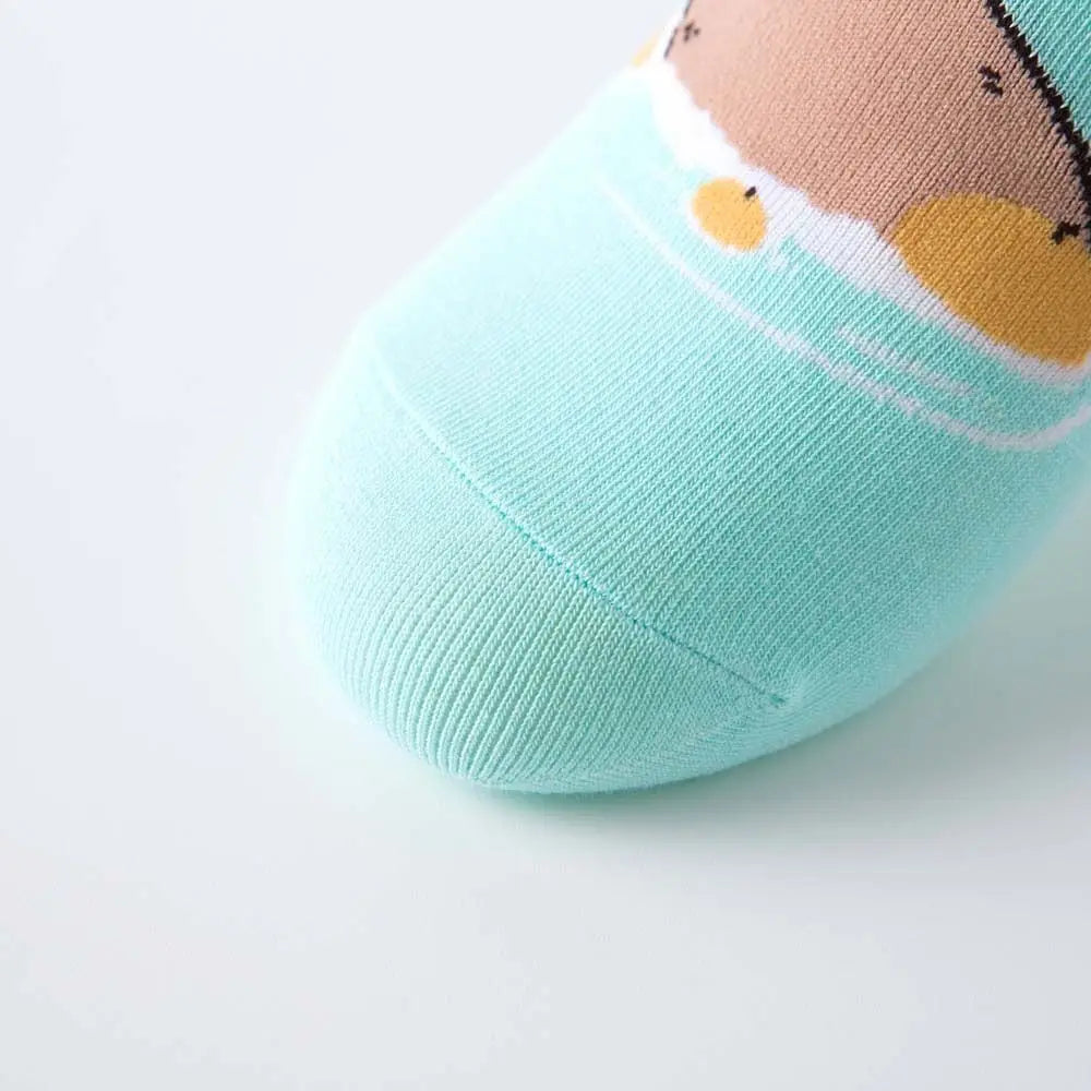 Novelty Anime Capybara Socks Letter Cotton Short Ankle Socks Kawaii Summer Hosiery Socks for Women Outdoor