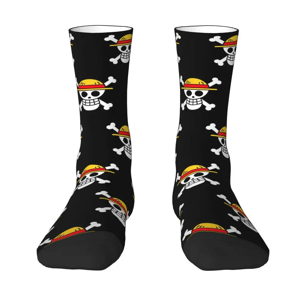 Ones P-Piece Logo P Socks Novelty Stockings Women Men Warm Soft Running Socks Autumn Graphic Anti Skid Socks