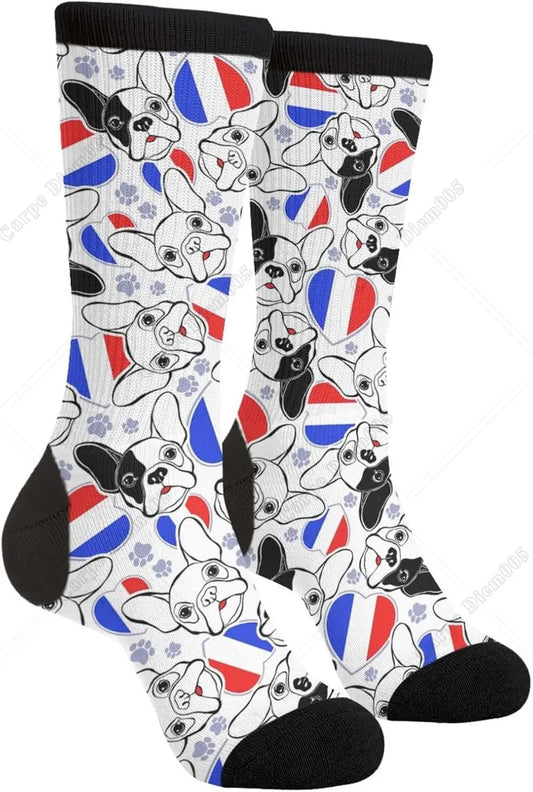Novelty Fun Crew Socks Fashion Comfortable Men and Women Crazy Dress Socks One Size