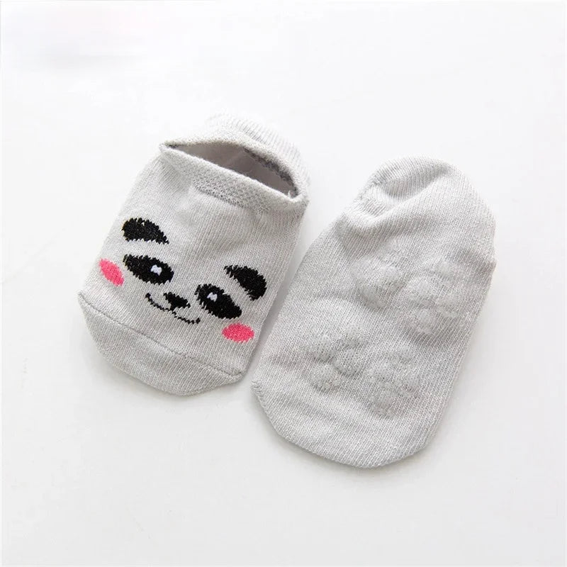Newborn Baby Socks Non-Slip Cotton Girls Toddler Socks Cute Boys Clothes Accessories for 0-5 Years Children's Foot Socks
