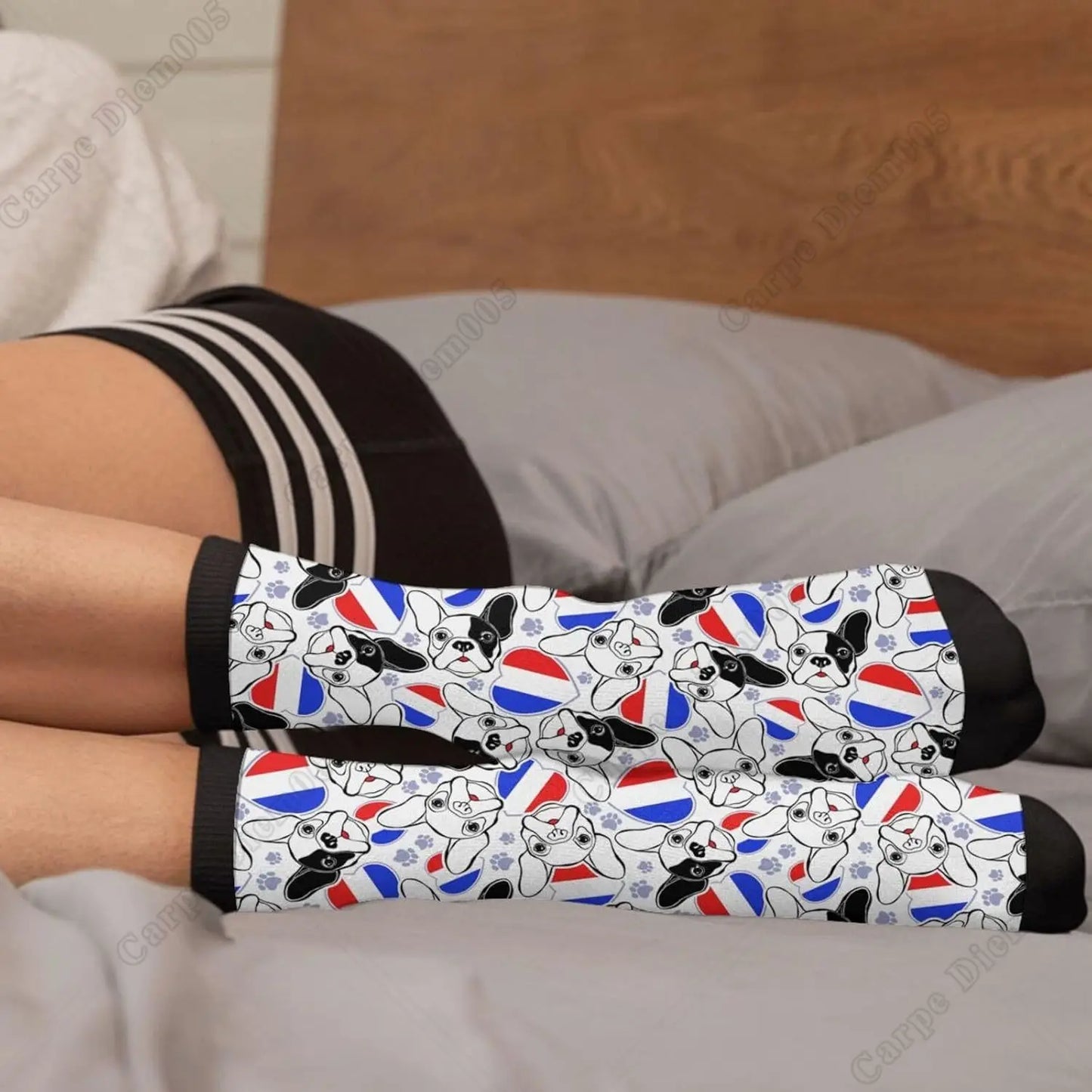 Novelty Fun Crew Socks Fashion Comfortable Men and Women Crazy Dress Socks One Size