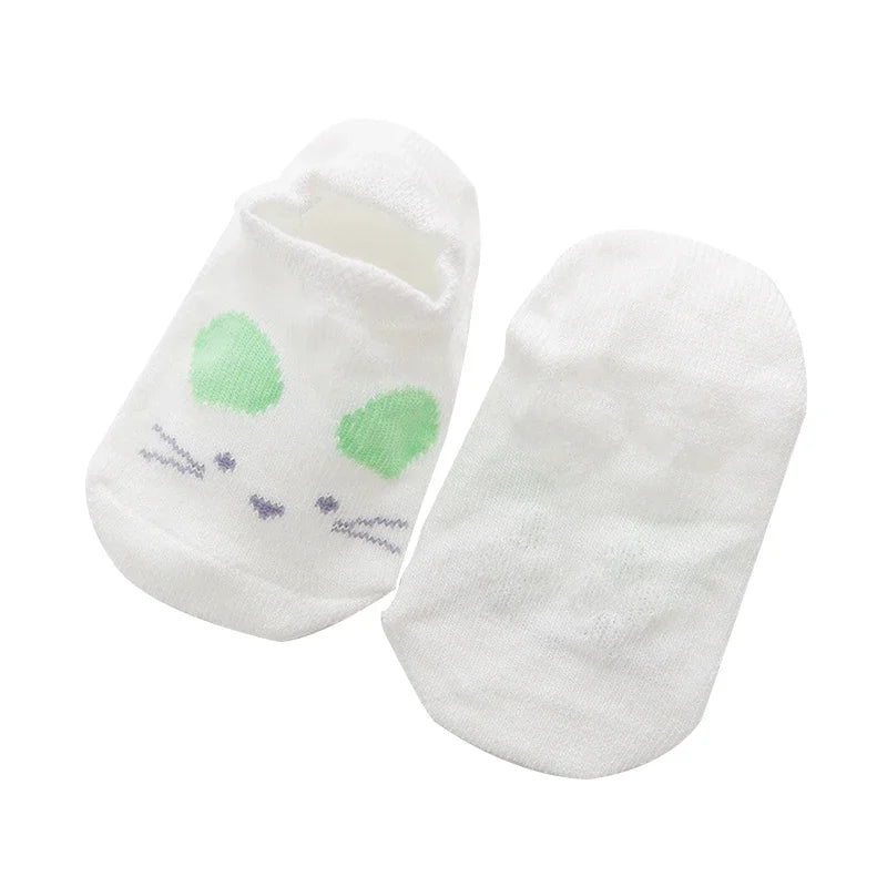 Newborn Baby Socks Non-Slip Cotton Girls Toddler Socks Cute Boys Clothes Accessories for 0-5 Years Children's Foot Socks