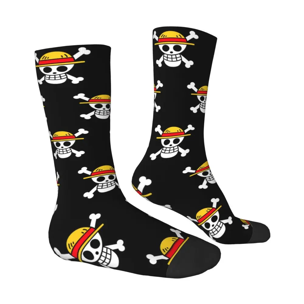 Ones P-Piece Logo P Socks Novelty Stockings Women Men Warm Soft Running Socks Autumn Graphic Anti Skid Socks