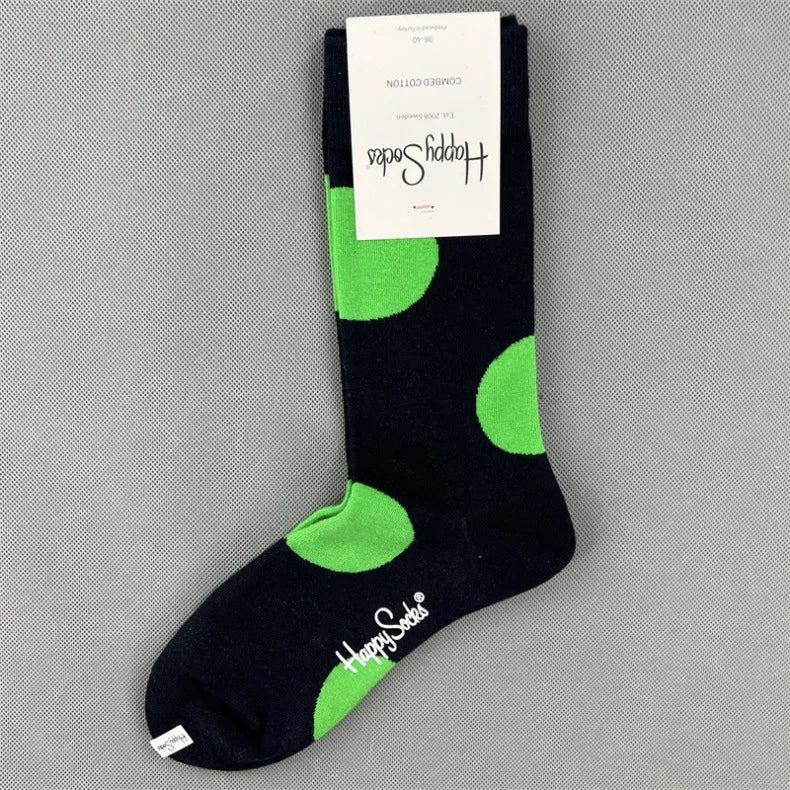 New Happy Socks All Over Cartoon Print Novelty Crew Socks 36-40