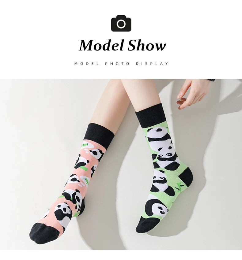 Men's Novelty Socks Men's Fun Dress Socks AB Styles Fashion  Personality Cartoon Colorful Funky Fancy Crazy Funny Casual Socks