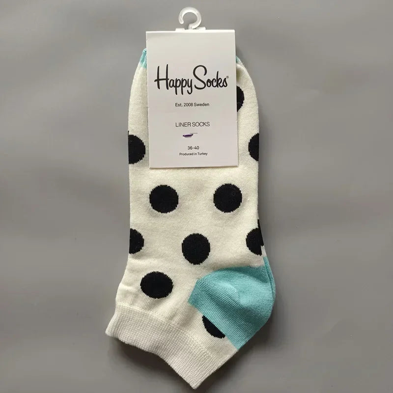 Novelty Happy Funny Mens Graphic Socks Summer Fruit Painting Dress Socks Low Cut SIZE 36-40