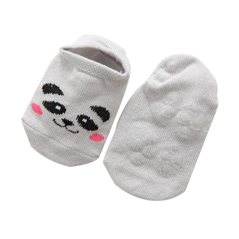 Newborn Baby Socks Non-Slip Cotton Girls Toddler Socks Cute Boys Clothes Accessories for 0-5 Years Children's Foot Socks